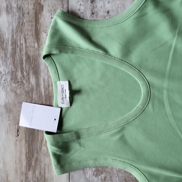 Elan+Grace Ribbed Tank Top - Picture 2 of 7